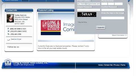 L&F Portal Website - Client Registration