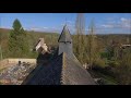 Eglise du patrimoine Normand filmée par un drone