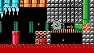 【マリオメーカー2】Trick Lava Castle【MarioMaker2】