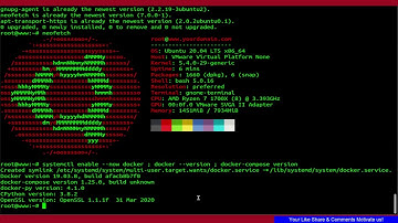 How To install Docker And Docker Compose On Ubuntu 20.04 LTS