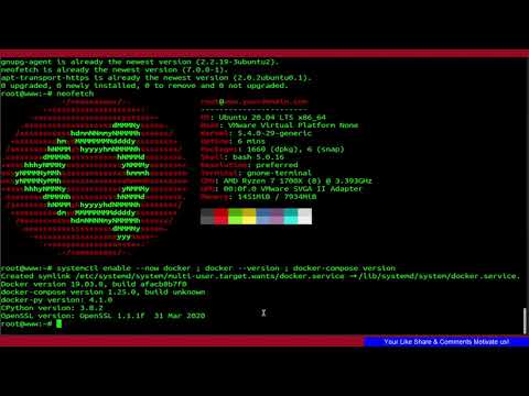 How To install Docker And Docker Compose On Ubuntu 20.04 LTS