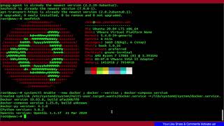 How To install Docker And Docker Compose On Ubuntu 20.04 LTS