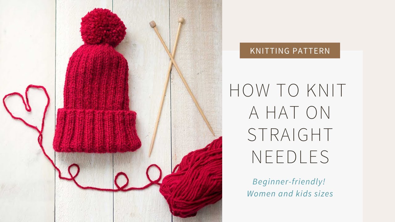 Super Bulky Knit Hats - 10 sizes - free pattern