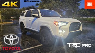 2022 Toyota 4Runner TRD PRO - POV Rainy Night Drive 4K (Binaural Audio) 15 Speaker JBL Sound System