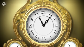 CLOCK countdown OLD ( v 75 ) Gong Alarm Clock Timer - ticking clock with sound effects - 120 sec!