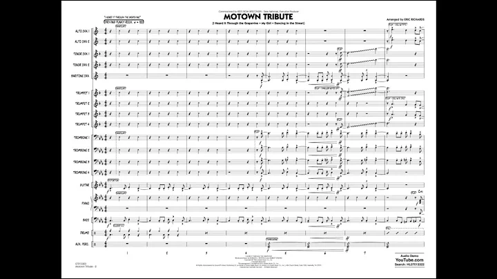 Motown Tribute arranged by Eric Richards