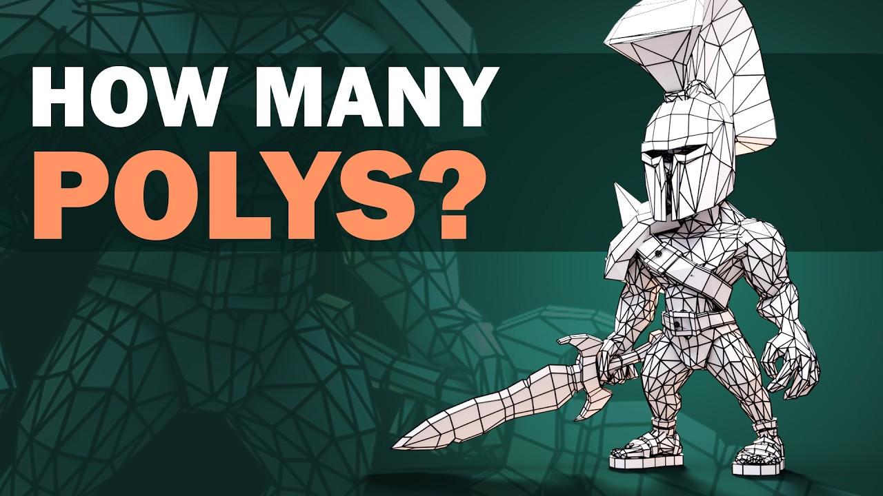 Pol Count Examples Poly Count Explained: How Many Polygons Should Your Model Have? - YouTube