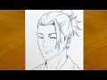 Anime Sketch How To Draw Geto Suguru From Jujutsu Kaisen Full Drawing Process 