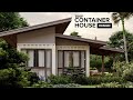 Tiny Shipping Container House (Simple Contemporary Design) / Using 2 - 20ft. Shipping Container