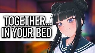 GOTH GIRL HAS TO SLEEP OVER?! (Comfort + Affection Roleplay)