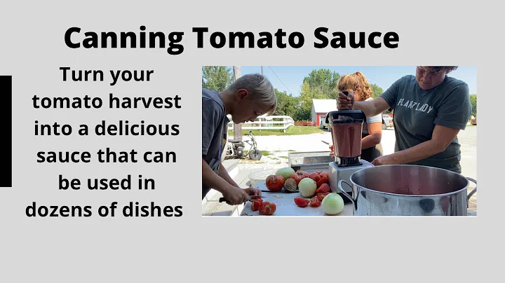 Canning Tomato Sauce