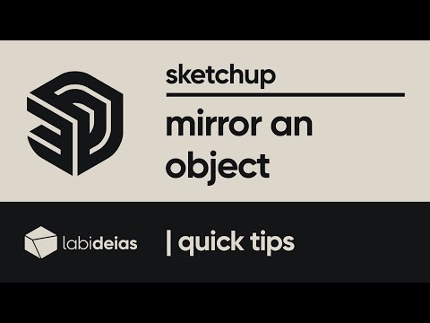 sketchup | how to mirror objects