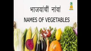 Names of vegetables in English and Konkani / भाजयांचीं नांवां इंग्लीश आनी कोंकणींत screenshot 2