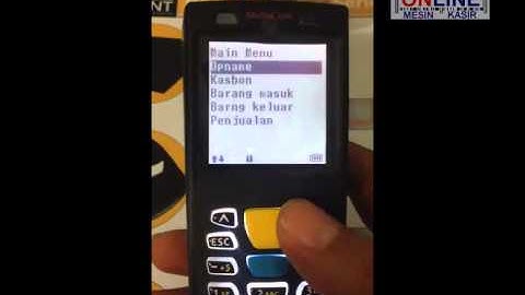 Barcode Scanner Portable Data Terminal Mobicom MPT 9001