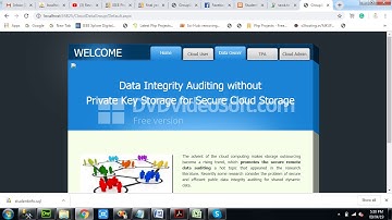 Data Integrity Auditing without Private Key Storage for Secure Cloud Storage-S3 TECHNOLOGIES