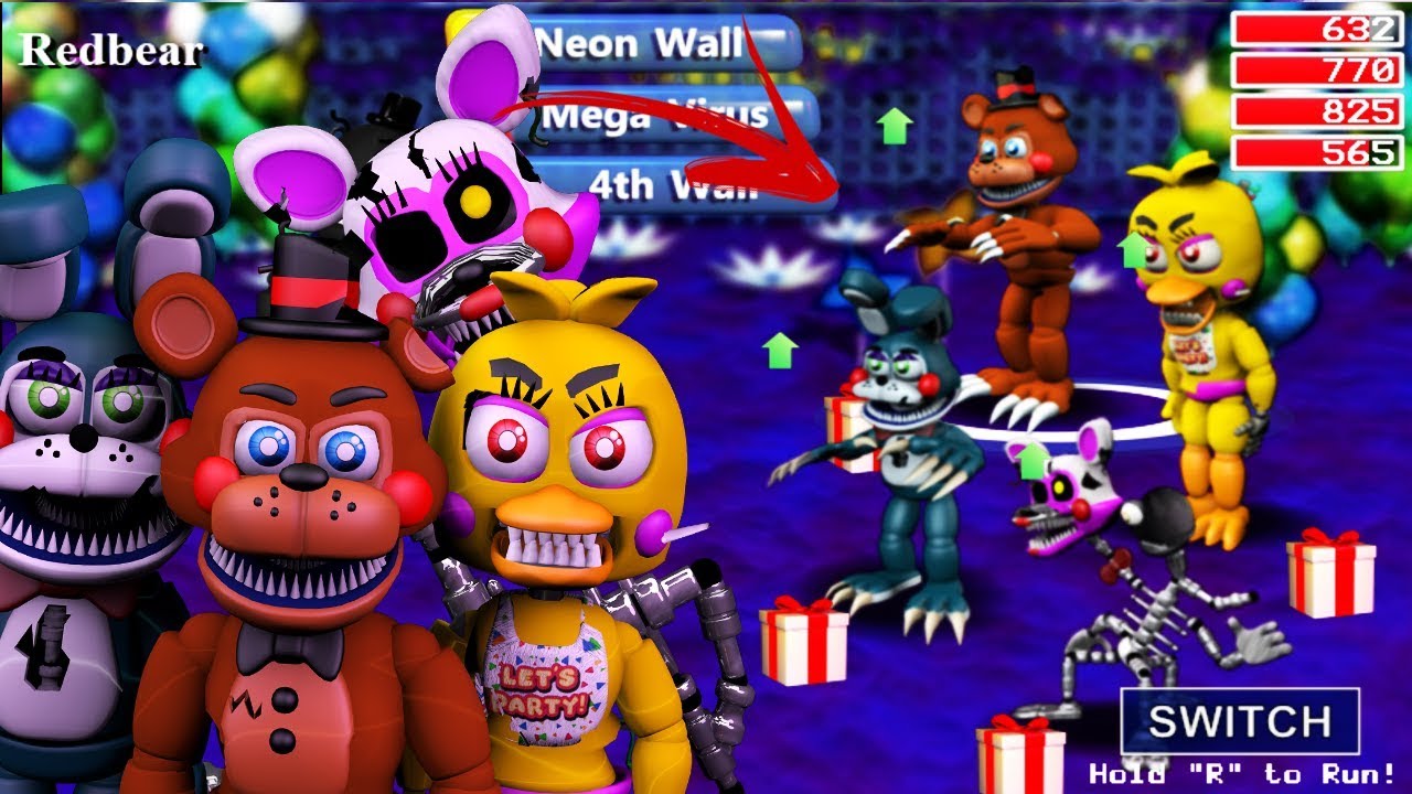 Adventure Nightmare Toy Freddy In FNaF World (Mod) by ZBonnieXD - Game Jolt