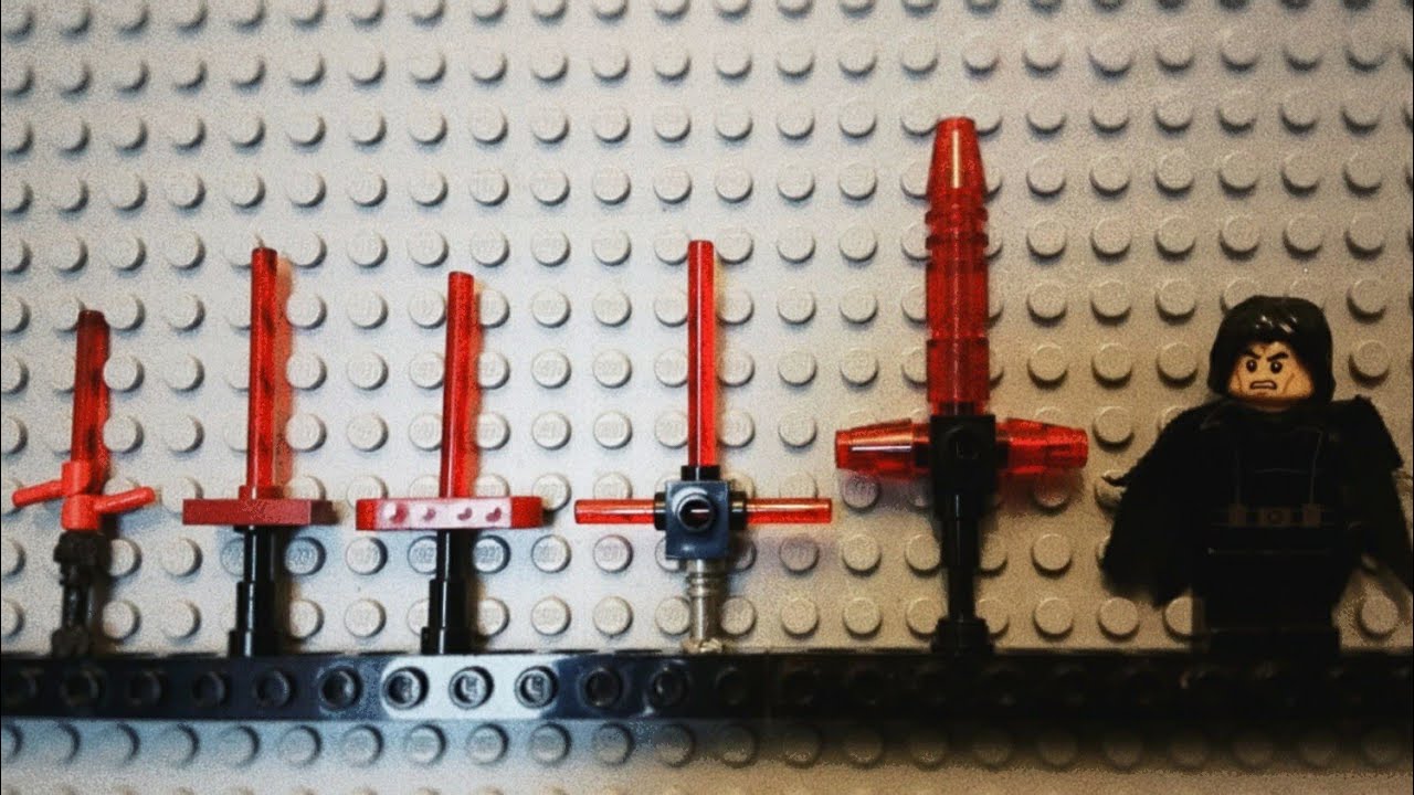 Phobia Rotere obligatorisk LEGO Kylo Ren's Lightsaber (Minifigure) - YouTube