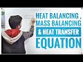 Heat Balancing and mass balancing equation of single effect evaporator and heat transfer equation