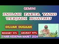 Gemini  inilah fakta yang terjadi buatmu