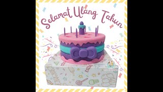 Fundoh Mainan Lilin BIRTHDAY Cake Ulang Tahun