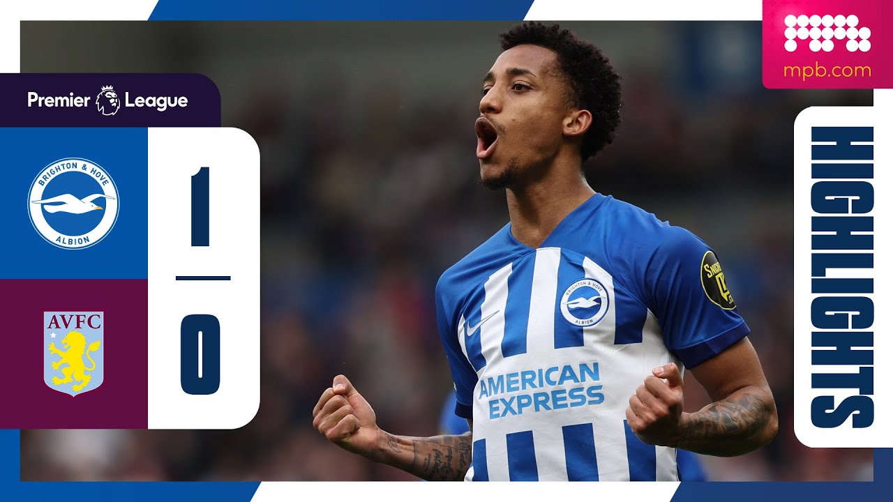 Video highlights for Brighton 1-0 Aston Villa