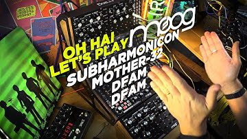 The Moog Subharmonicon/Mother-32/DFAM sound amazing.
