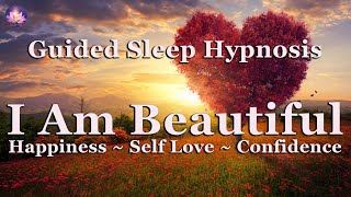 I Am Beautiful Sleep Hypnosis With Affirmations For Positive Thinking And Self Love 432Hz 8Hrs