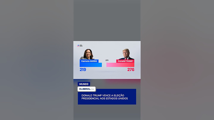 Donald Trump vence a eleição presidencial nos Estados Unidos