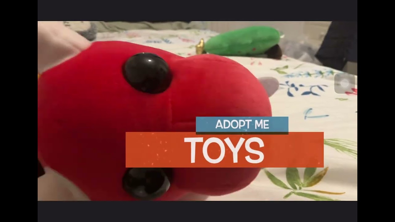 I made a ad for my adopt me plushies using iMovie and CapCut 😭