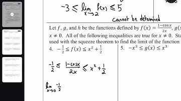 Squeeze Theorem | 1.8 AP Calculus 
