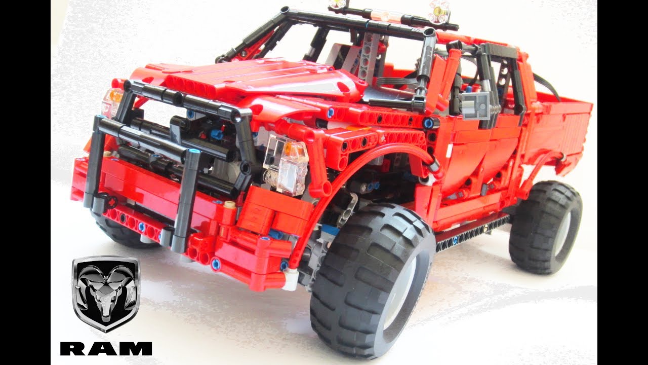 Lego Technic 2017 RAM 1500 with 8-speed gearbox! RC! - YouTube