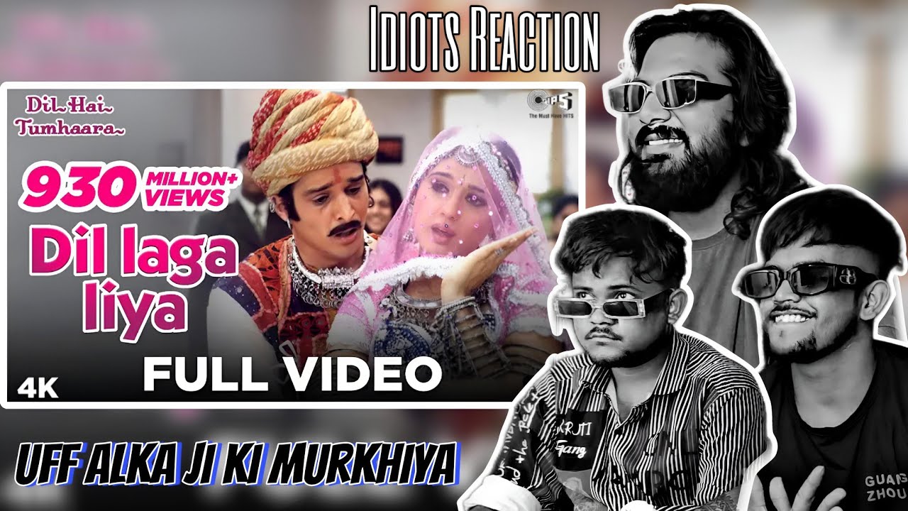 Reaction Dil Laga Liya Alka Yagnik & Udit Narayan | Dil Hai Tumhaara | Three Idiots Reaction