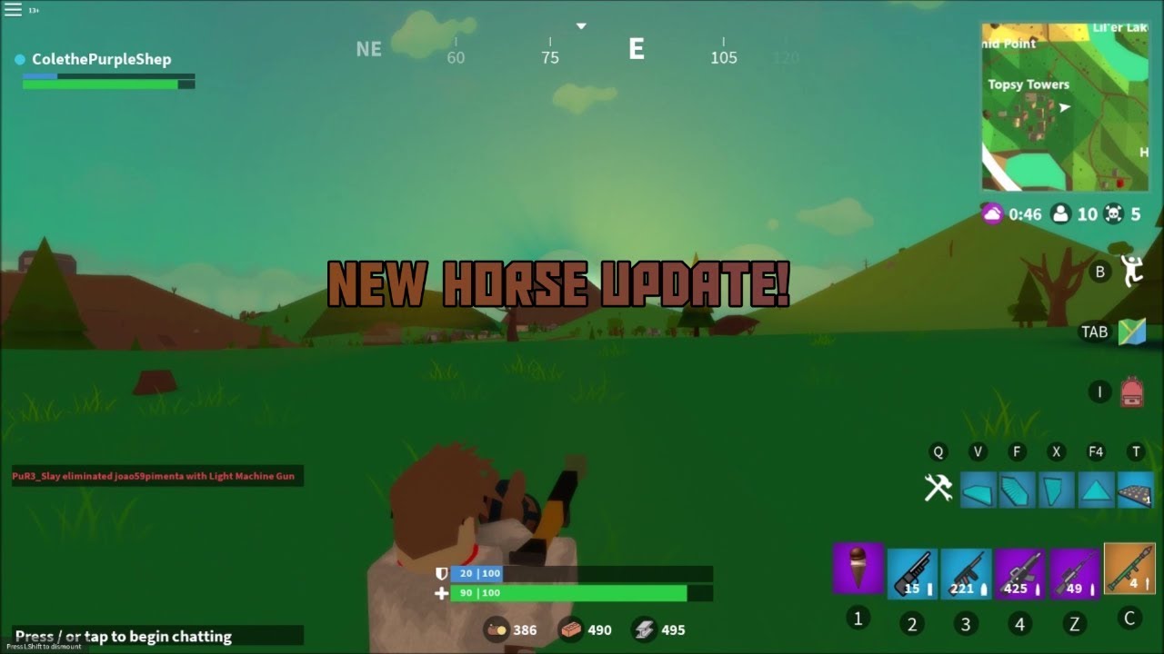 Jurrd added horses to Island Royale...