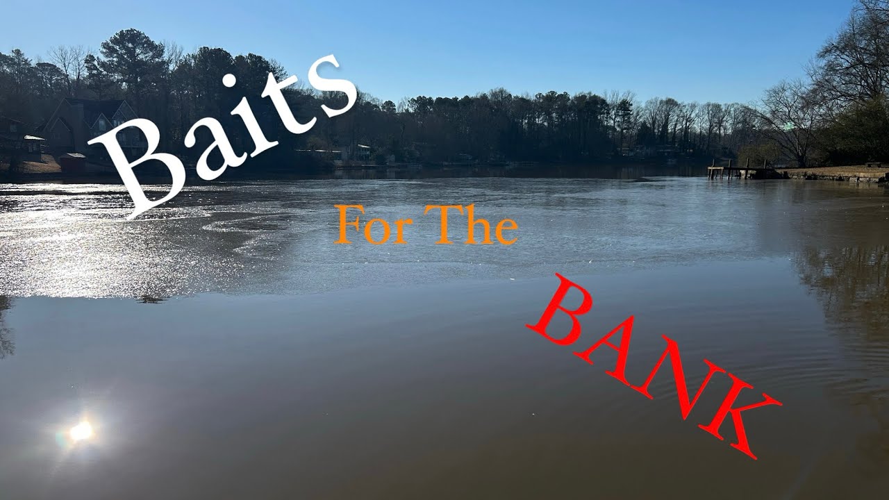 Best Baits for Bass fishing from the Bank!!