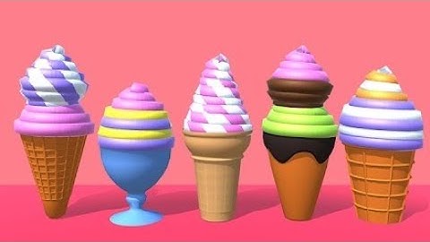 Ice Cream Inc 🧊🍨😱 All Levels Gameplay PT 1 Android, iOS New Game