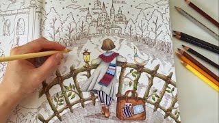 Dream - Part 1 | ROMANTIC COUNTRY THE SECOND TALE | Coloring With Colored Pencils