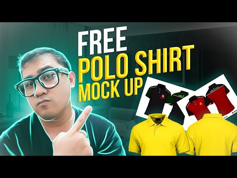 Polo Shirt Mockup Free Download! Psd File - Youtube