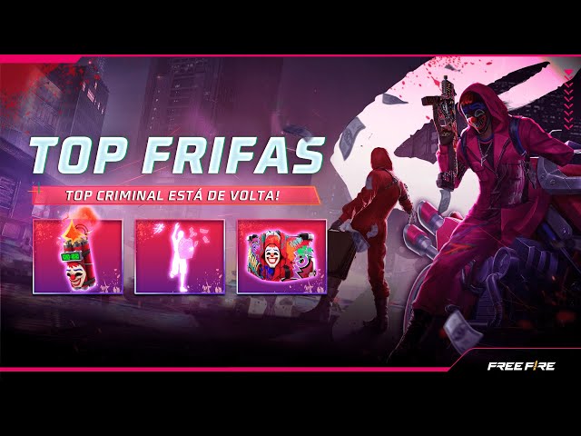 Garena Free Fire - O Esquadrão Top já está disponível no Frifas! Qual o seu  preferido? 🟡🟣🔵