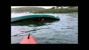 Open Canoe One person Self Rescue