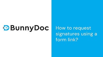 How to request signatures using a Form Link?