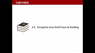 Peregrine CPP 6.0 - Case Issues Holdings Cover