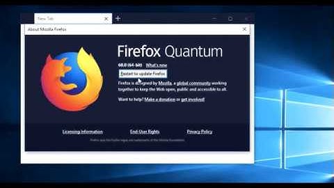 How to update Firefox to the latest version