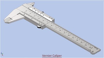 Vernier Caliper (Volume-1) || Autodesk Inventor Tutorial