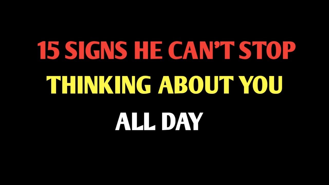 15 признаков того, что он не может перестать думать о тебе весь день