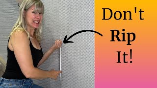 How to Repair Wallpaper Seams that are Open, Lifting or Peeling Off! (aka Sticking Back Wallpaper)