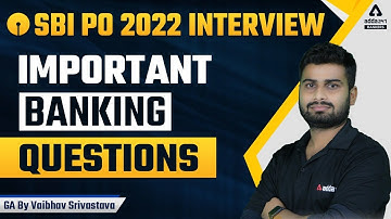SBI PO 2022 Interview | IMPORTANT BANKING QUESTION | VAIBHAV SRIVASTAVA