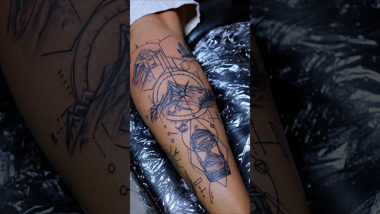 Travel Leg Sleeve — Every Piece Tells a Story 🧭🏔️ #shorts