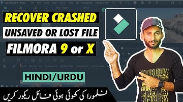 How to Recover Crashed, Unsaved, or Lost Project in Filmora 9 and X