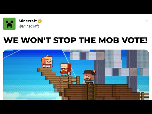 Jogadores de Minecraft estão revoltados com a Mob Vote 2023 e criaram uma  petição pelo fim da votação