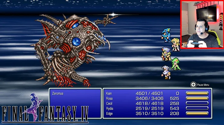 Final Fantasy IV Pixel Remaster (2023) - Zeromus Final Boss Fight and Ending (With Commentary)